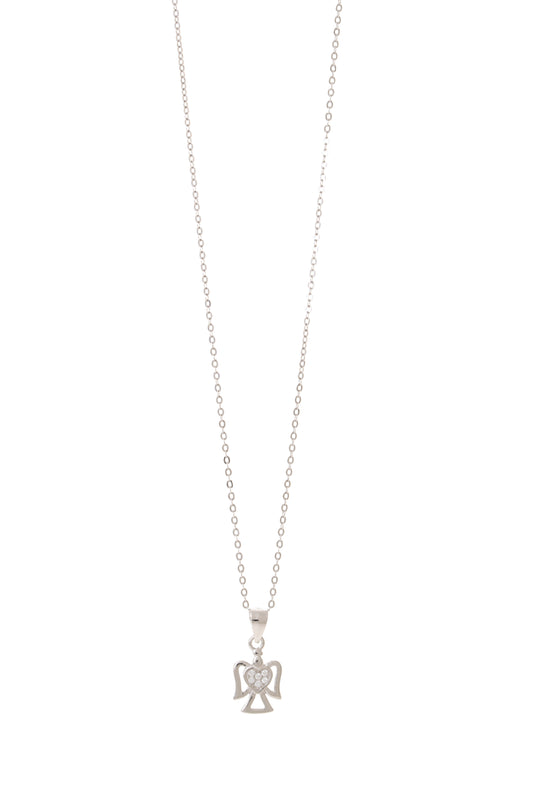 Collana Icona ANGELUS - Rodio Zirconi