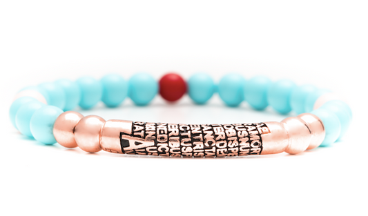 Bracciale Pietre Naturali Precem Mater - Pietre Turchesi