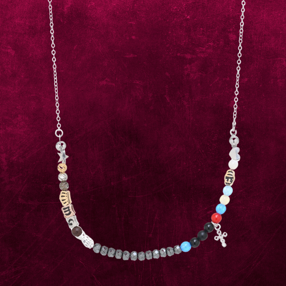 Collana Iesus 33 elementi di Gesù - PORTA SEMPRE CON TE LA STORIA DELLA TUA FEDE ⛪️