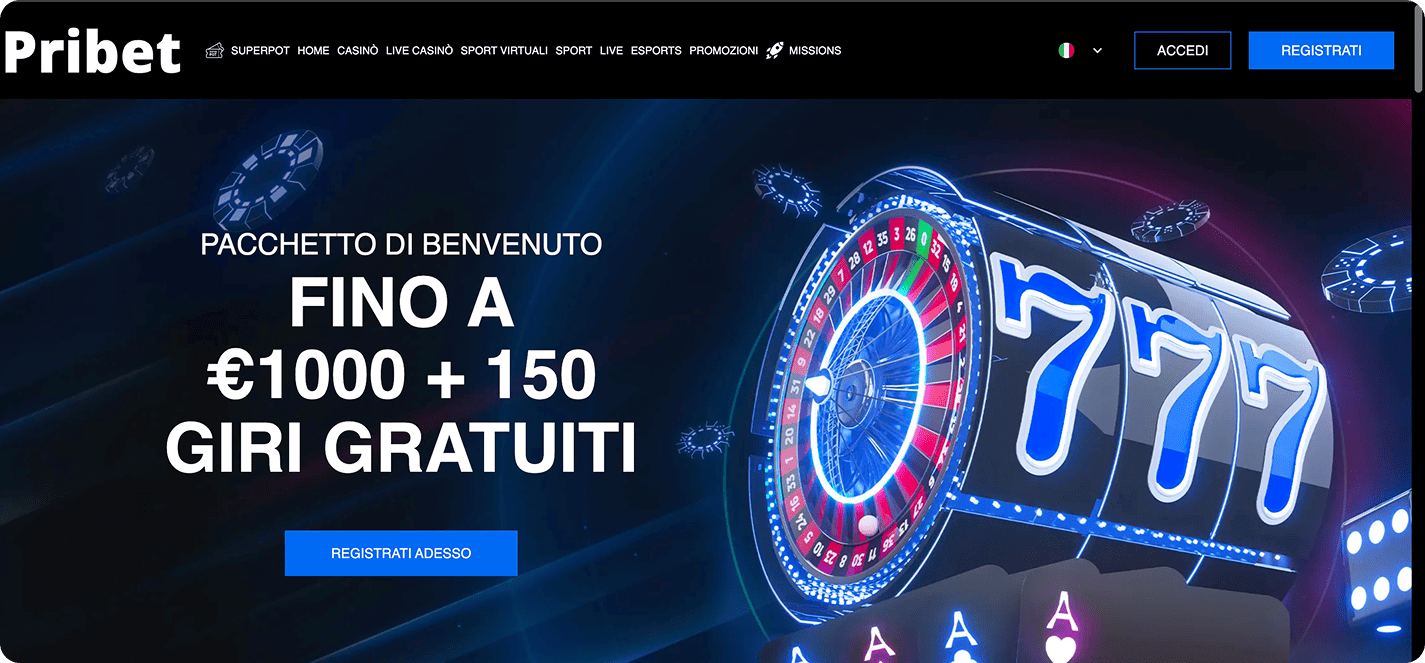 Pribet Casino non AAMS